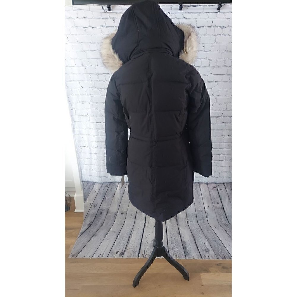 Michael Kors Black Parka with Detachable Faux Fur Lined Hood/NWT, XS - Picture 5 of 11